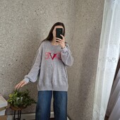 Шикарни, в'язаний светрик, об'ємні рукавички, без дефектів! Мягесенький, теплий ✨