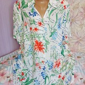 Блуза Сорочка. Натуральна тканина. Обг 124.укрп 50%