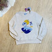 Дитячий світшот для дівчинки 110/116 см, 122/128 см та 134/140 см крижане сердце