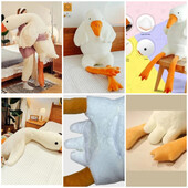 М'яка плюшева іграшка подушка обійми Гусак 150 см