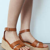 Босоніжки натуральна шкіра zara