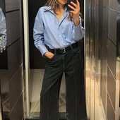 Вкорочені джинси zara 32, 34