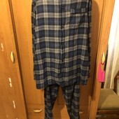 Пижама, комплект, костюм, 100% коттон, XL. Marks&Spencer. в ідеалі