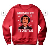 Світшот унісекс.Новорічний принт