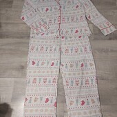Піжама трикотажна.Новорічний принт