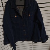 Evans джинсовка великого розміру пог 70см