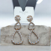 Сережки Фіаніт 'Xuping' (позолота 18к) 097209