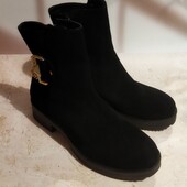 Акція Акція Жіночі сапоги натуральний замш