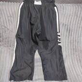 Штаны плащевка с широкими штанинами