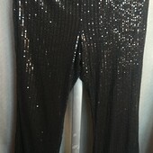 Shein Интересные штаны на праздник в пайетках и боа