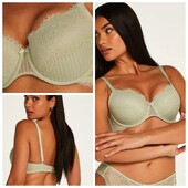 Hunkemoller! Жіночий бюстгальтер з мереживом 70F dessert sage! Лот 42