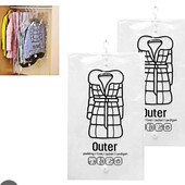 Пакет вакуумный для верхней одежды с крючком