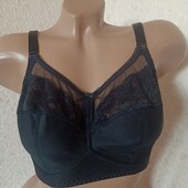 Бюстгалтер чорний без кісточок, закрита чашка 36d (80). бюстгальтер без чашки. 5223