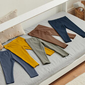 ♕ Лот 1шт♕ Легінси трикотажні, однотонні від Tchibo, розмір 122-128,хакі