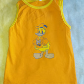 Идеальная, яркая майка, после моего ребенка на 2-4 года