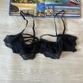 Черный сексуальный бюстгальтер 85с