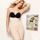 Комбідрес стягуючий для корекції фігури Slim Shapewear 4XL бежевий.