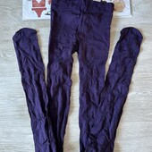 Плотные фиолетовые колготи