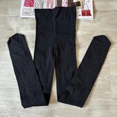 Плотные черные колготки