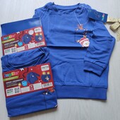 Лупилу! Тонкий новогодний свитшот для мальчика, ногодний реглан для мальчика! Свет! 110/116