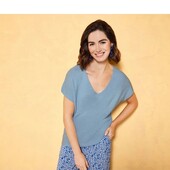 2080Чудова в'язана бавовняна футболка Esmara L 44/46