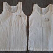 Лот 2 шт. Нові білі маєчки на 7-8 р.