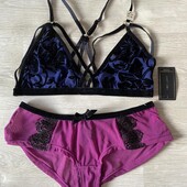 Мягкий бюстгальтер 75b и трусы