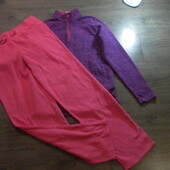 Флисовый костюм на девочку Quechua состояние отличное