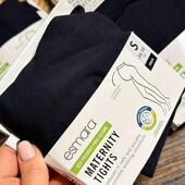 Арт.1149 капронові колготи чорні для вагітних esmara