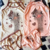 Комплект майка и трусики на 8-10лет