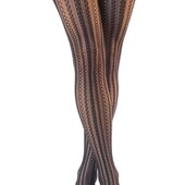 ✅ Колготки с узорами Черні / Бежеві / Молочні Італійські