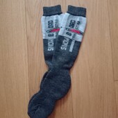 Высокие термо носки для зимних видов спорта 33-35р.