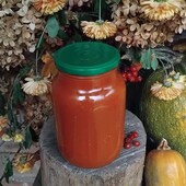 ❤️Домашній густий томатний сік із сіллю, 1 л❤️ В лоті 1 банка