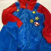 Махровий комбінезон Super mario на 4-5 років
