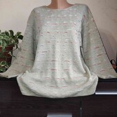 ✓Новинка!! модный свитер с имитацией разрезов