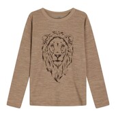 Светр Hust & Claire з вовни та бамбукової віскози – бісквітний меланж