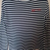 Брендовий бавовняний лонг у смужку р.38