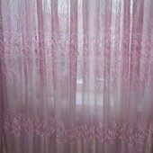 Неймовірна тюль з вишивкою.