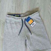 Lupilu брендовые теплые новые штанишки джоггеры серый меланж на мальчика рост 110/116 см