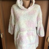 Меховушка, плюшева туника, кофта, худи, М. Dunelm. teddy. слип, пижама