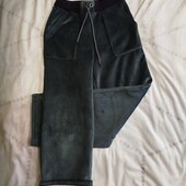 Теплі вельветові штани на велюрі