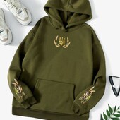 Теплая толстовка оверсайз теплая на флисе