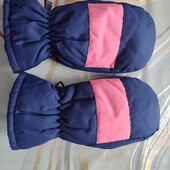 Теплые не промокают перчатки на 11-15 лет