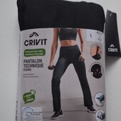 Спортивні штани легінси Regular Fit з кишенею для ключів для жінки Crivit eur M 40\42