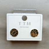 Сережки медсталь позолота