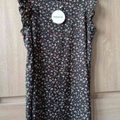 Shein брендовое стильное платье в цветочный принт размер евро 40/ 42