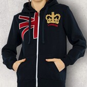 Теплая котоновая толстовка, батник на флисе Nas London England