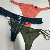 442. Стрінги мереживні 3 шт 2XL