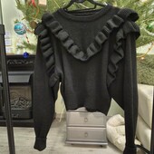 Светр с широкими рукавами