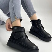 Стильні жіночі угги на липучках р.36